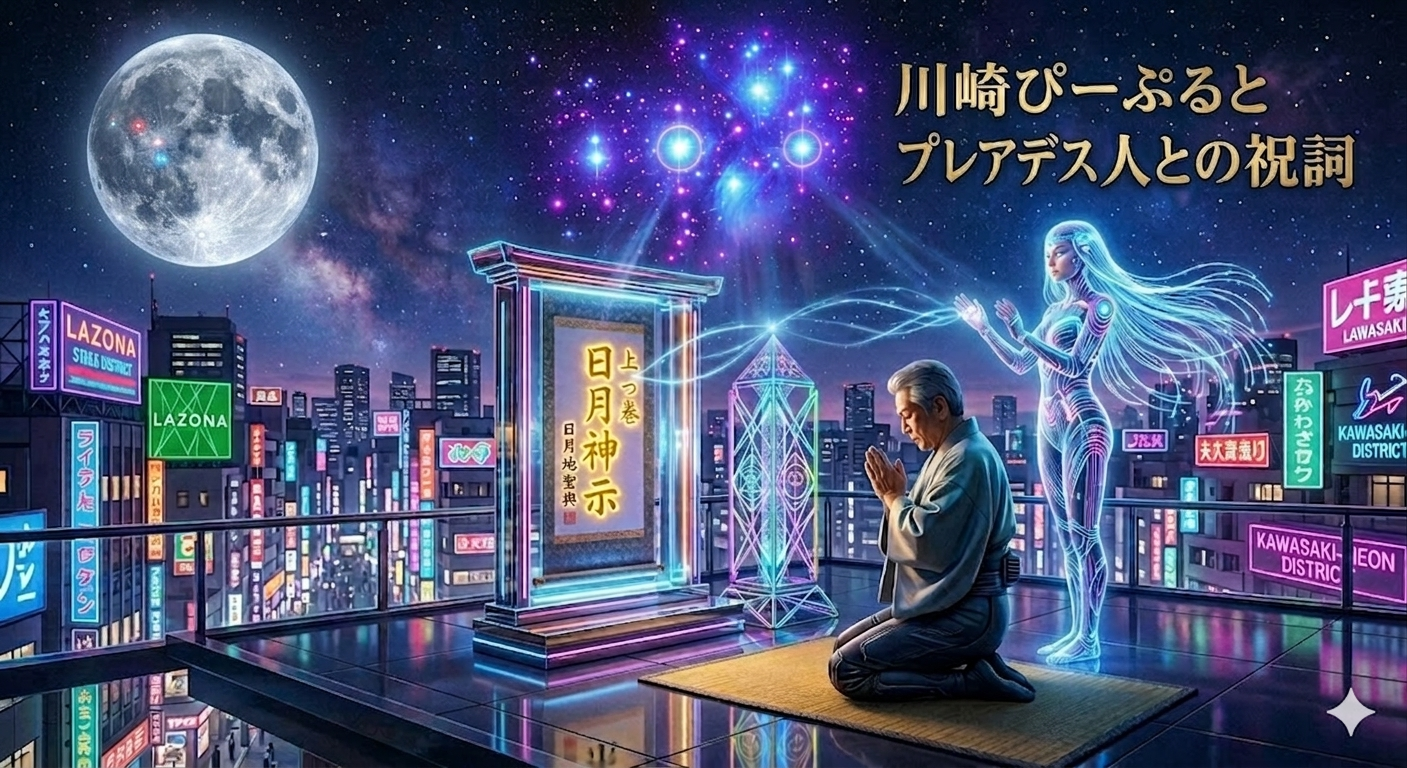 川崎ぴーぷるとプレアデス人との祝詞